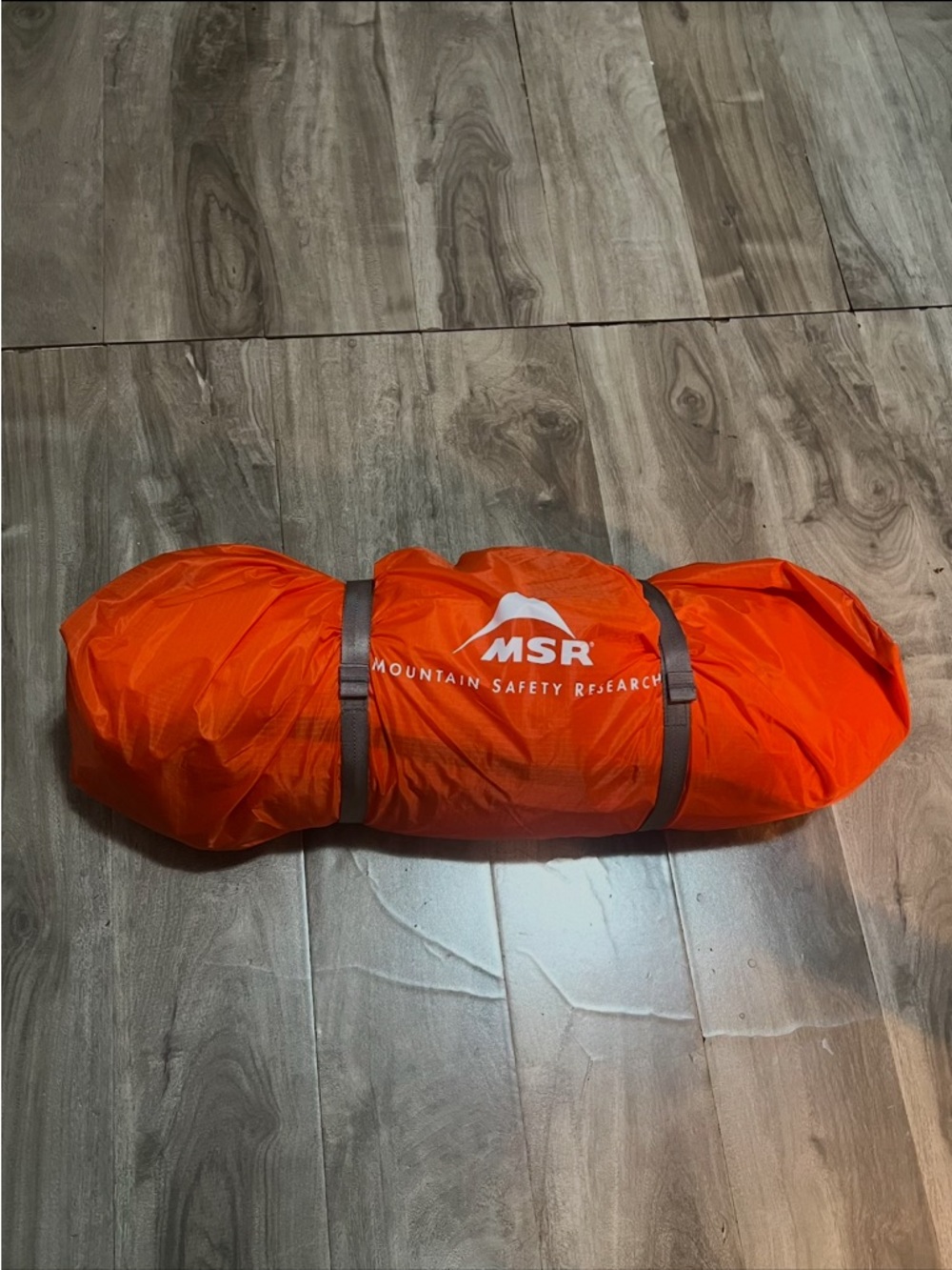MSR Orange Camping Gear Compression Sack